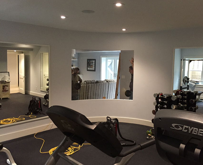 Home Gym Glass Mirrors