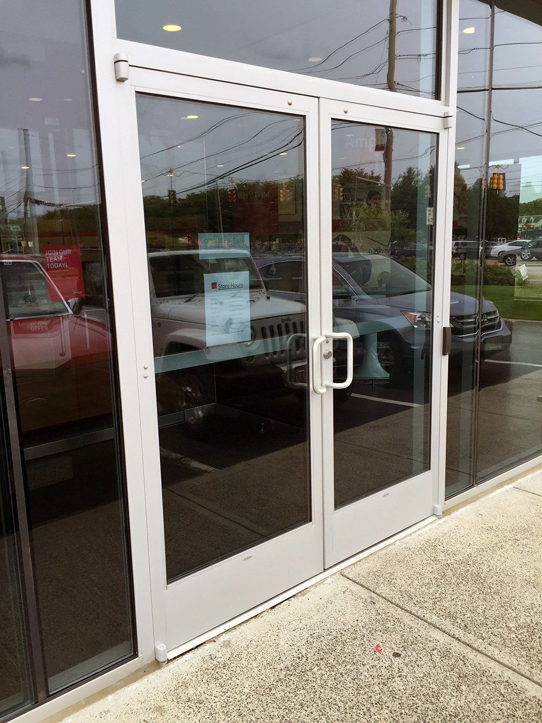 Aluminum Storefront doors