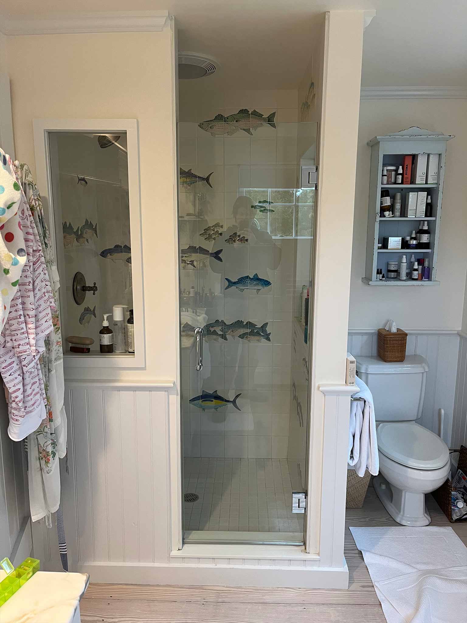 Shower Glass - Fish
