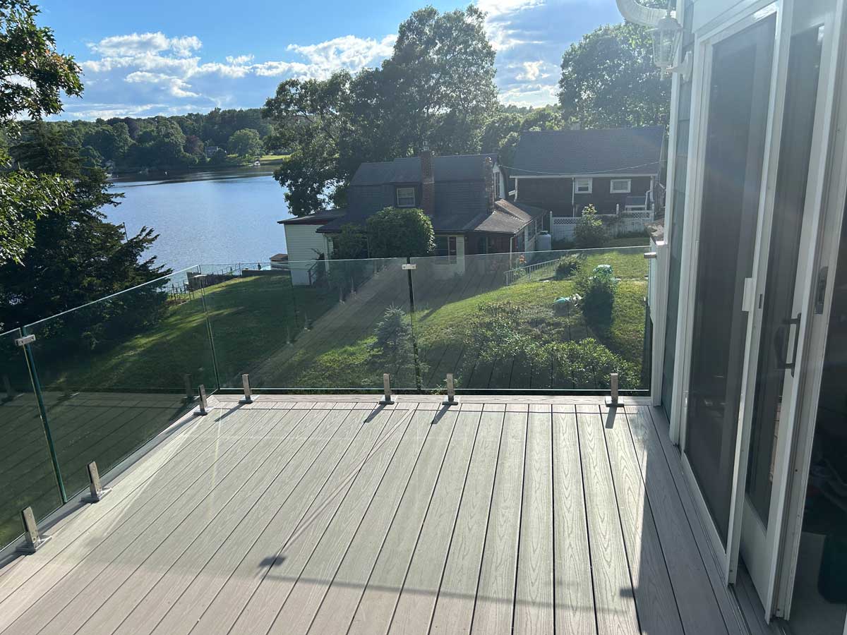 Frameless Glass Railing with View