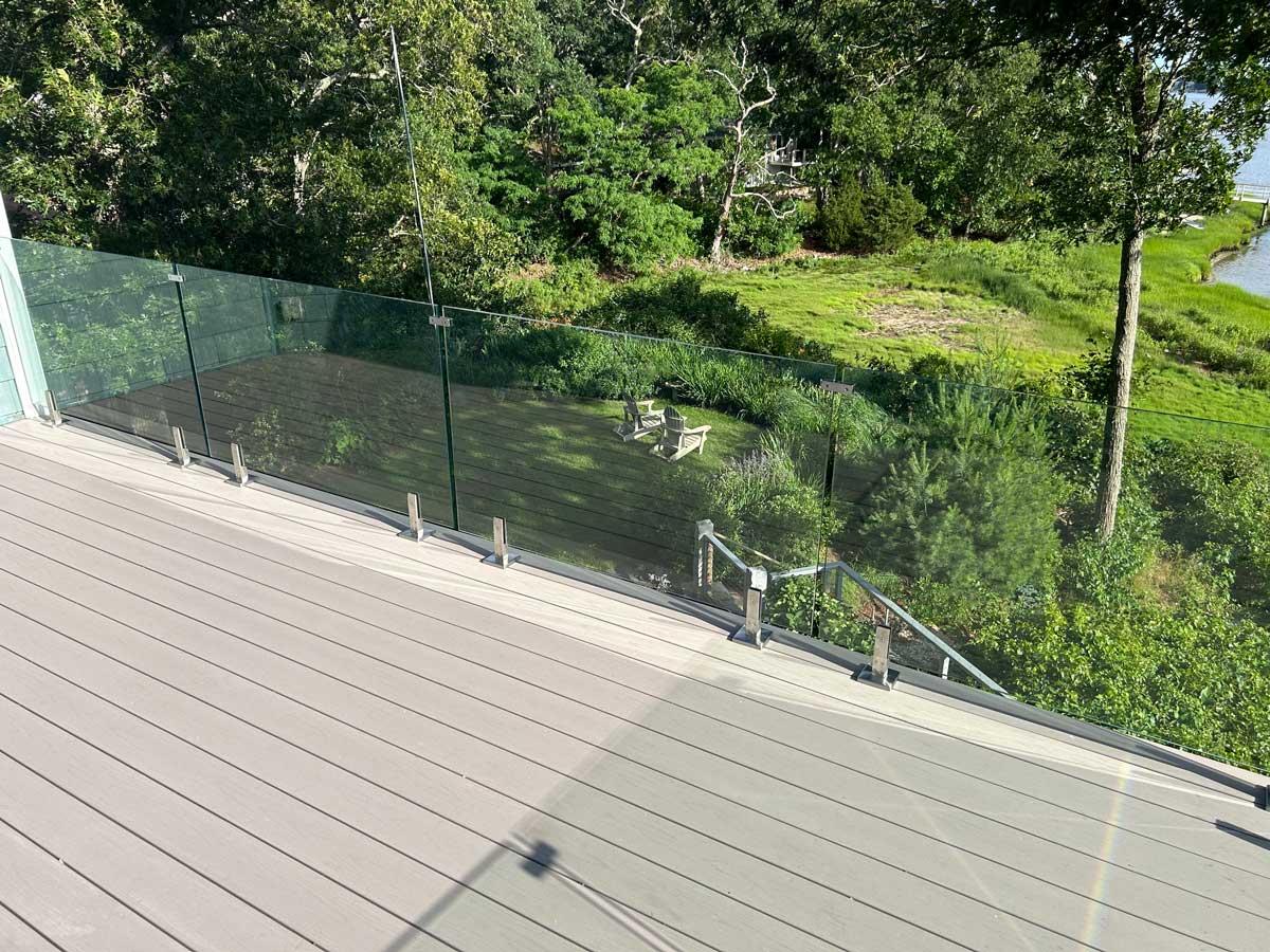 Frameless Glass Railing on Balcony